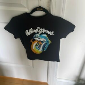 rolling stones crop top